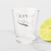 Super Grandpa Shot Glas (Achterkant)