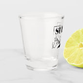 Super Grandpa Shot Glas (Links)