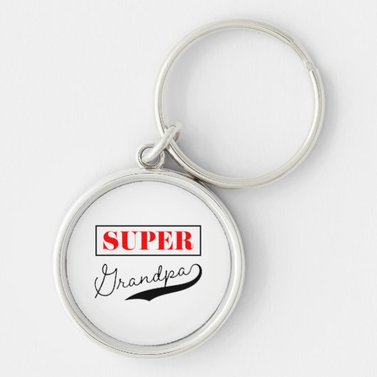 Super Grandpa Sleutelhanger (Voorkant)