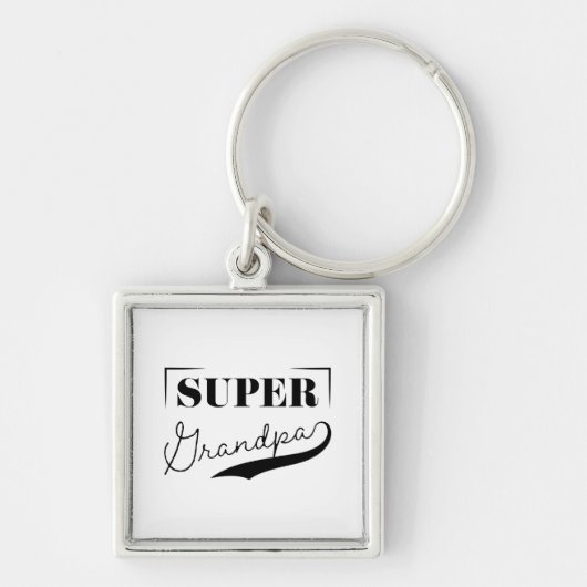 Super Grandpa Sleutelhanger (Voorkant)