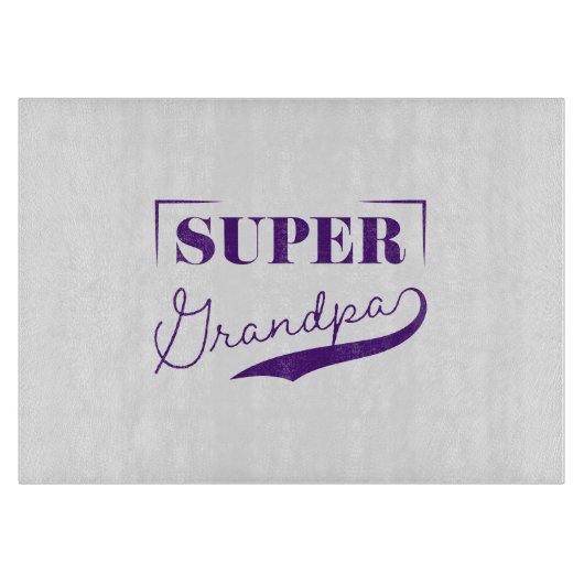 Super Grandpa Snijplank (Voorkant)