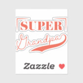 Super Grandpa Sticker (Vel)
