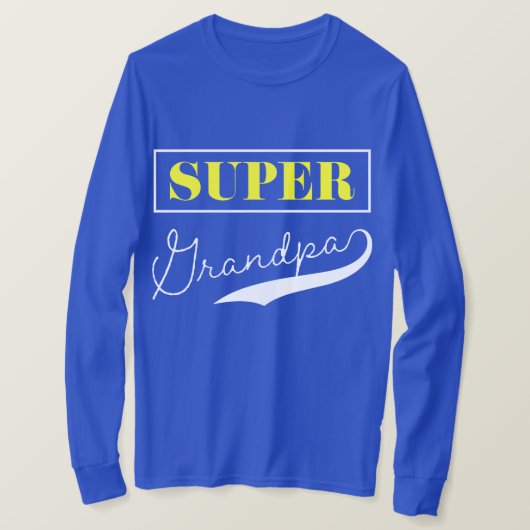 Super Grandpa T-shirt (Design voorkant)