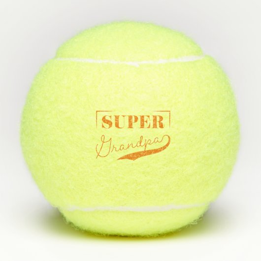 Super Grandpa Tennisballen (Voorkant)