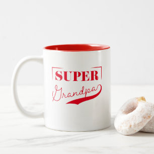 Super Grandpa Tweekleurige Koffiemok