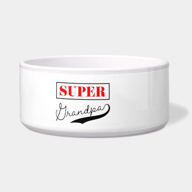 Super Grandpa Voerbakje (Links)