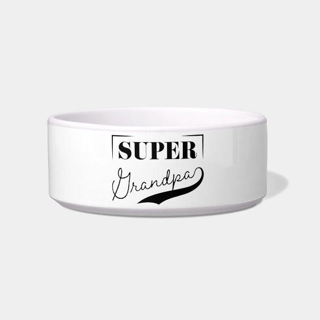 Super Grandpa Voerbakje (Voorkant)
