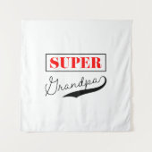 Super Grandpa Wandkleed (Voorkant)