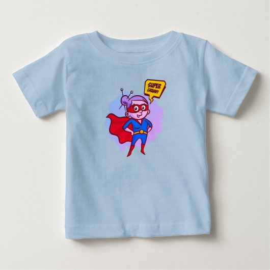 "Super Granny" Baby Superman Kids T-Shirt (Voorkant)