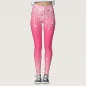 Super grappige aangepaste gedrukte leggings (Voorkant)