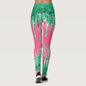 Super grappige aangepaste gedrukte leggings (Achterkant)