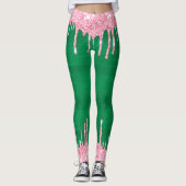 Super grappige aangepaste gedrukte leggings (Voorkant)