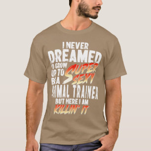 Super grappige dieren trainer dieren training cade t-shirt