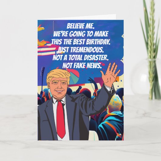 Super Grappige Trumpisms Verjaardag Kaart (Voorkant)