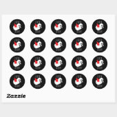 Super griezelig ronde sticker (Vel)
