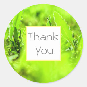 Super Groene Planten Dank U Trouwcadeau Sticker