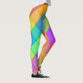 Super Groovy Bright Fun Colorful Leggings (Rechts)