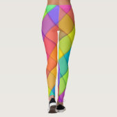 Super Groovy Bright Fun Colorful Leggings (Achterkant)