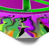 SUPER Groovy Peace Sign Poster (Hoek)