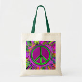 SUPER Groovy Peace Sign Tote Bag (Voorkant)