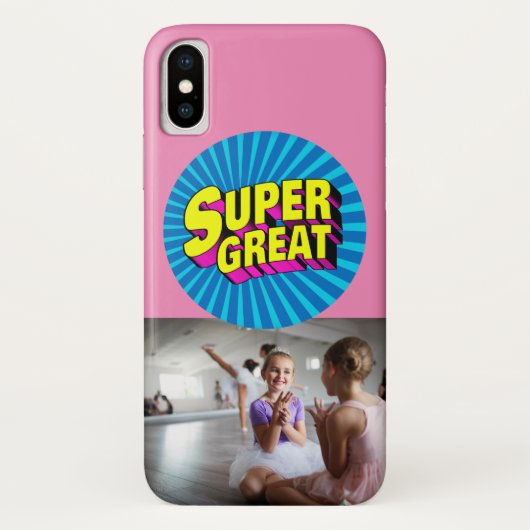 Super grote aangepaste foto Case-Mate iPhone case (Achterkant)