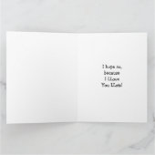 Super Grote Lama, wees mijn Valentijn? Ik hou heel Kaart (Binnen)