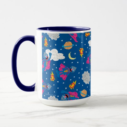 Super Grover 2.0 Night Sky Patroon Mok (Links)