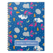 Super Grover 2.0 Night Sky Patroon Notitieboek (Voorkant)