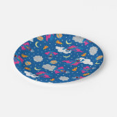 Super Grover 2.0 Night Sky Patroon Papieren Bordje (Gekanteld)