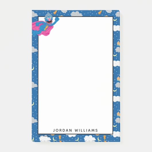 Super Grover 2.0 Night Sky Patroon Post-it® Notes (Voorkant)