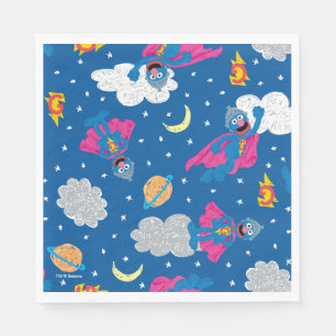 Super Grover 2.0 Night Sky Patroon Servet