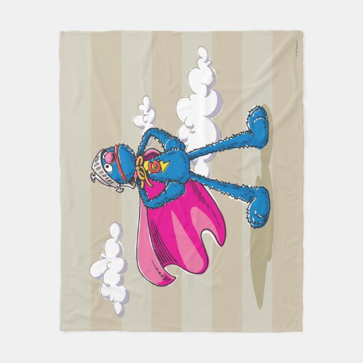 Super Grover Fleece Deken (Voorkant)