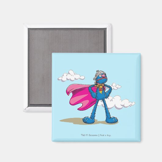 Super Grover Magneet (Voorkant / Achterkant)