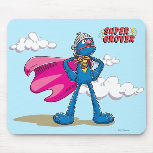 Super Grover Muismat (Voorkant)