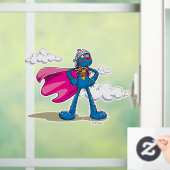 Super Grover Raamsticker (Huis)