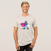 Super Grover Tri-Blend Shirt (Voorkant volledig)