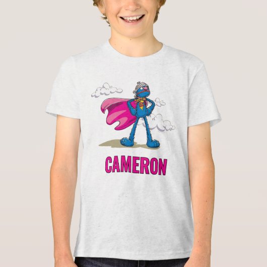 Super Grover Tri-Blend Shirt (Voorkant)