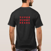 Super Gummy Beer Shirt - Zwart (Achterkant)