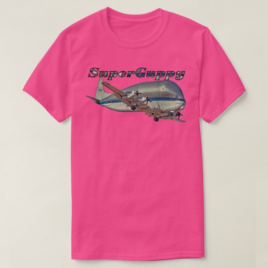 Super Guppy Cargo Plane T-shirt (Design voorkant)