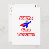 Super gymleraar briefkaart (Voorkant / Achterkant)