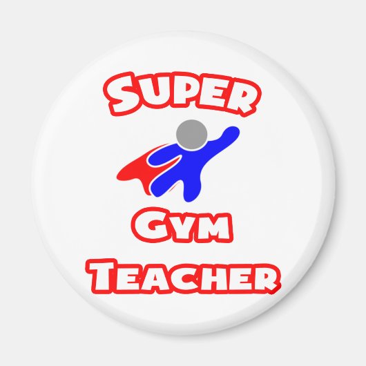 Super gymleraar magneet (Voorkant)
