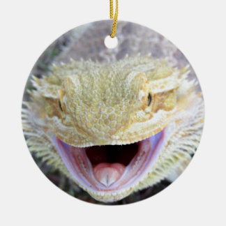 Super Happy Bearded Dragon Keramisch Ornament