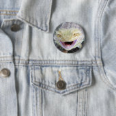 Super Happy Bearded Dragon Ronde Button 5,7 Cm (In situ)