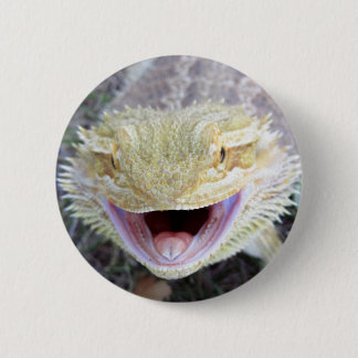 Super Happy Bearded Dragon Ronde Button 5,7 Cm