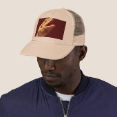 Super Happy Bearded Dragon Trucker Pet (In situ)