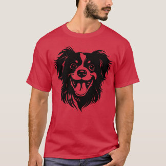 Super Happy Dog Retro Meisje T-shirt