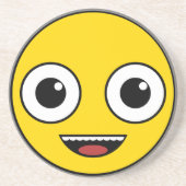 Super Happy Face Zandsteen Onderzetter (Voorkant)