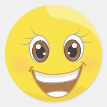 Super Happy Smile Emoji-Stickers