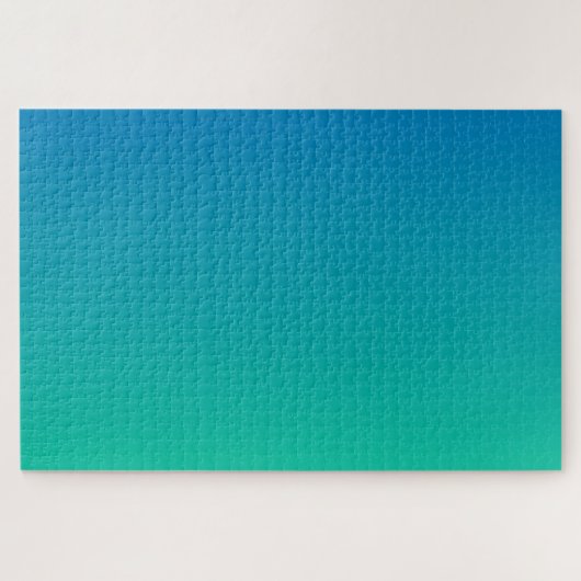 Super Hard Blue Green Gradient Puzzle Legpuzzel (Horizontaal)
