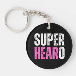 Super Hearo - Deaf / Cochlear Implant Warrior Sleutelhanger